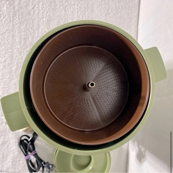 Vintage Regal Avocado Green Poly Perk Automatic Electric Coffee Maker 10-20 Cup - Picture 9 of 14